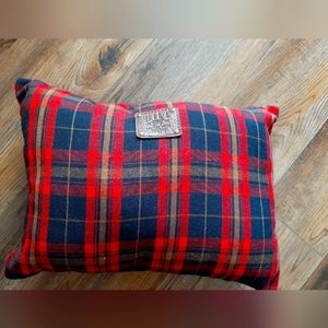 Will Leather Goods Plaid Pillow New